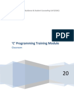 C Programming Training Module