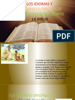 Idiomas bíblicos Griego Hebreo Arameo