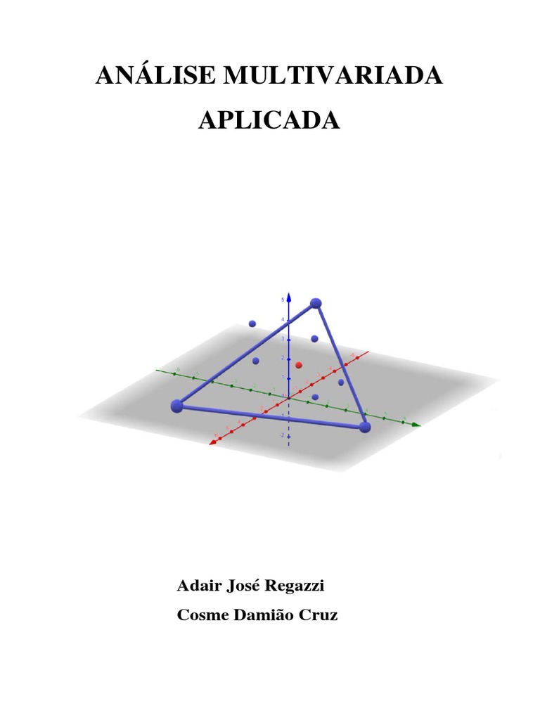 ソフトウェア LIVRO-Análise Multivariada Aplicada 2020 Adair - Cosme | PDF