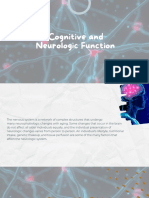 Cognitive and Neurologic Function