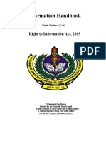 Information Handbook: Right To Information Act, 2005