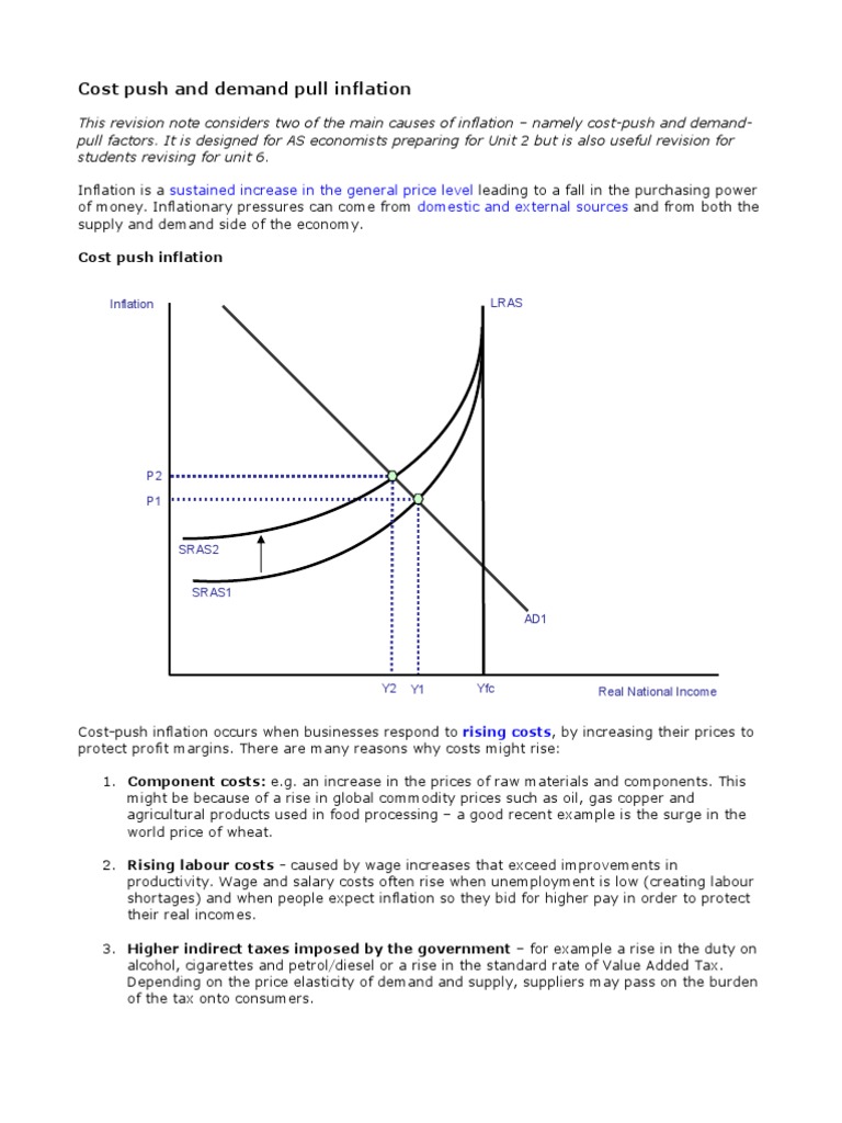 Revision Causes of Inflation | PDF