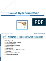 Process Synchronization: Silberschatz, Galvin and Gagne ©2013 Operating System Concepts - 9 Edition
