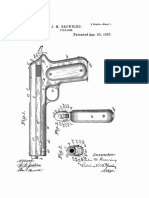 Browning Firearm Patent from 1897