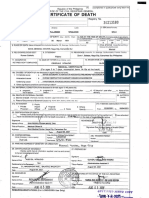 Municipal Form No. 103 death certificate