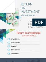 A Sample Presentation - ROI