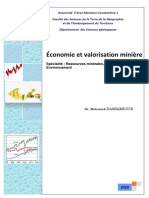 M1 - Économie - Minière - Chapite 1