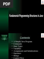 Fundamental Programming Structures in Java