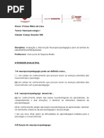 Avaliação e Intervenção Neuropsicopedagógica