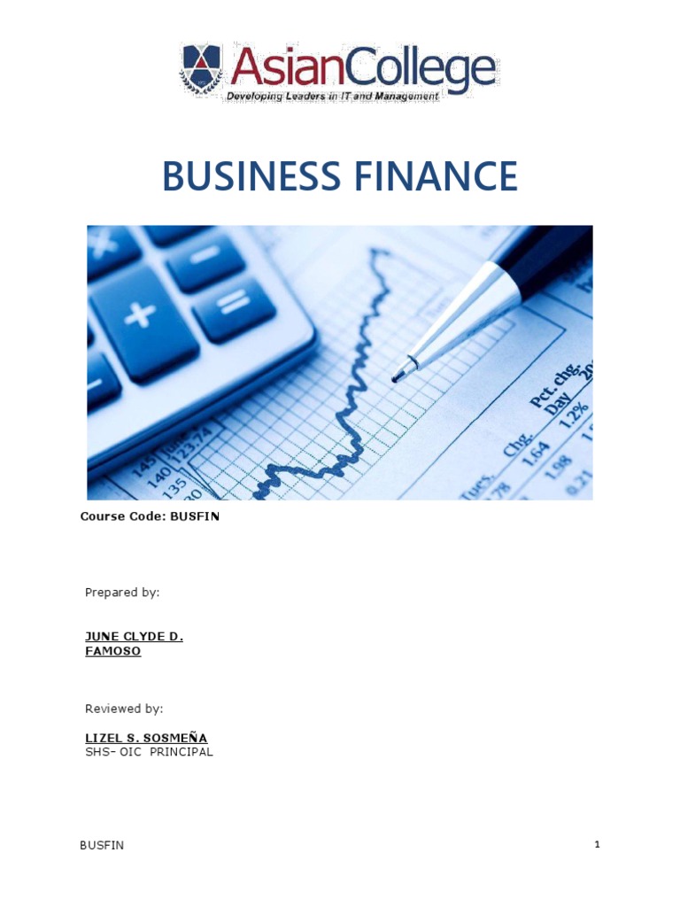 Business Finance | PDF | Money | Money Supply