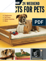 24 Weekend Projects For Pets Dog Houses Cat Trees Rabbit Hutches More