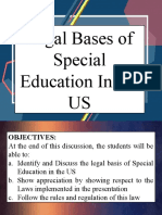 Legal Basis of Special Education