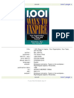 1,001 Ways To Inspire Your Organization, Your Team and Yourself-Mantesh
