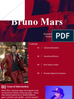 Bruno Mars: Presented By: Turcanu Ariana Teacher: Borinschi Silvia