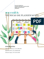 Tecnicas de Planificación