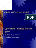 Operations On Files