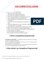 Roadmap For Competitive Coding PDF