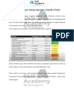 Rancangan Kerja Dengan Gantt Chart