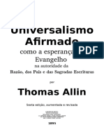 PDF) Thomas Allin (pt) - Universalismo Afirmado - 1895, Letras