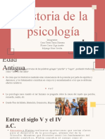 Historia de La Psicología.