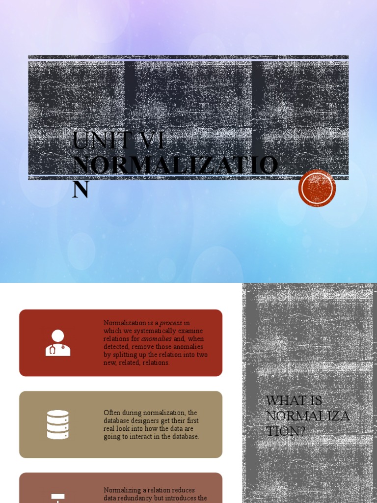 Understanding Database Normalization Steps | PDF | Computing ...