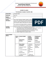 GE 9 AA Syllabus by Jeiar Burgos