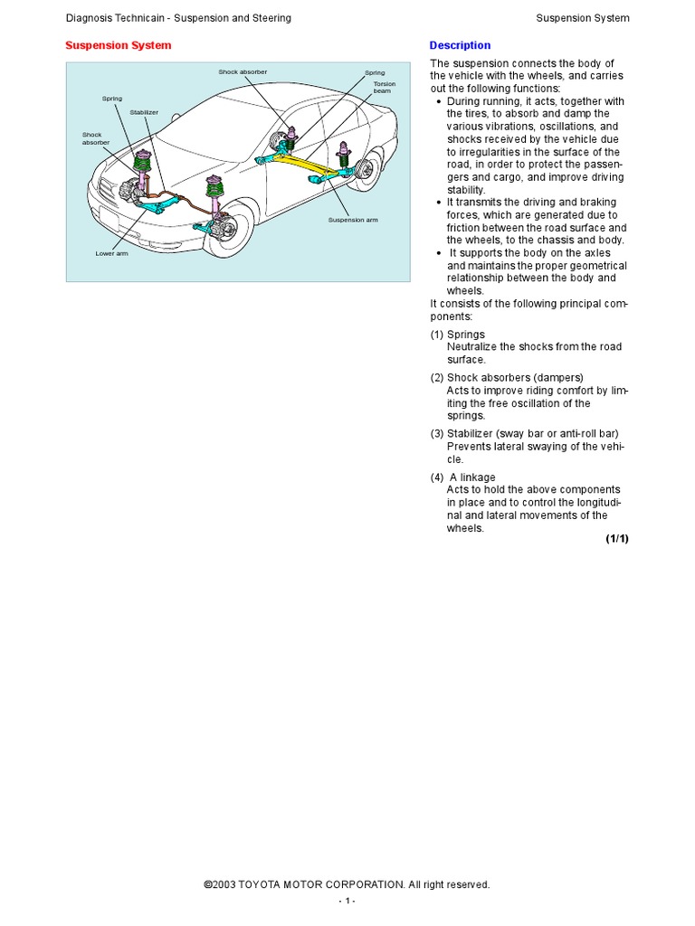 Suspension System PDF Mechanics Mechanical Engineering