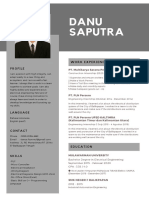 Danu Saputra: Profile