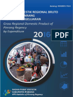 Produk Domestik Regional Bruto Kabupaten Pinrang Menurut Pengeluaran 2016 - 2020