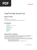 Toad For SQL Server 6.8: Release Notes