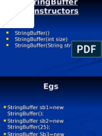 Stringbuffer Stringbuffer (Int Size) Stringbuffer (String STR)