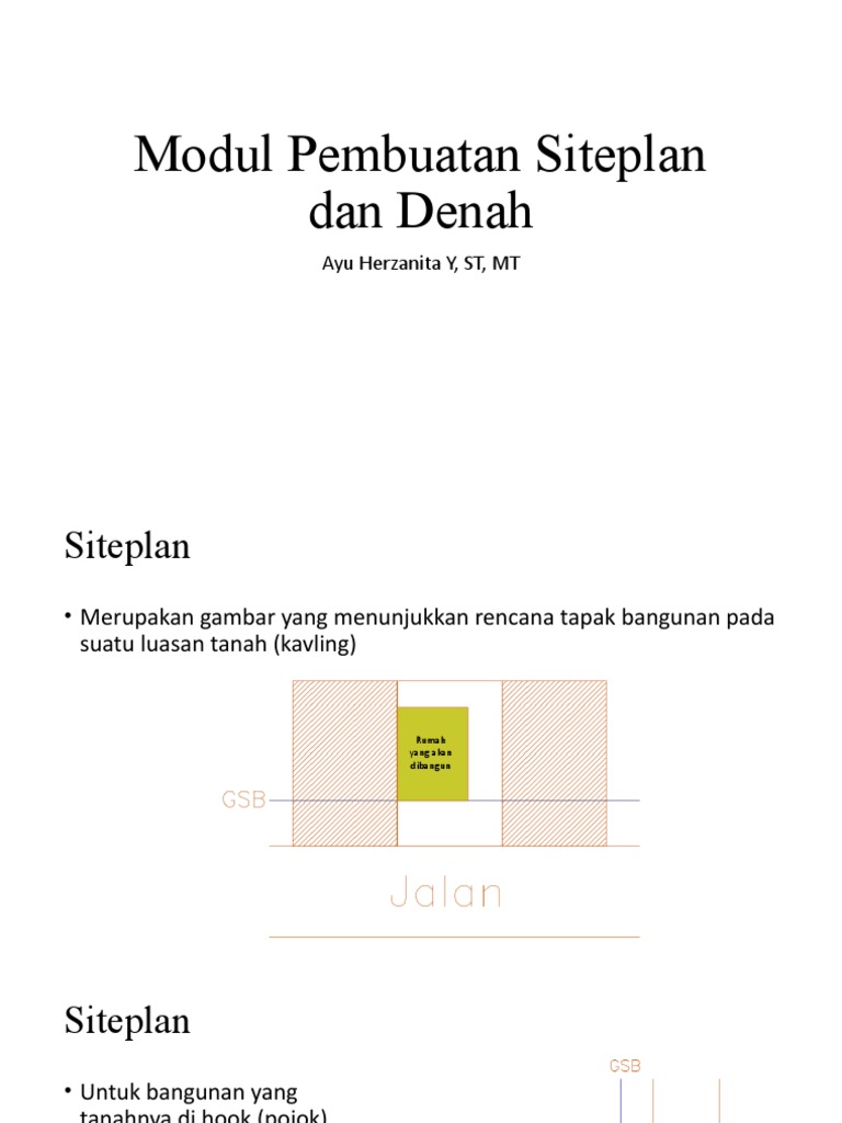 Cara Membuat Denah | PDF
