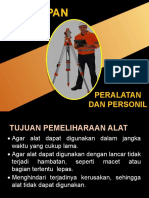 Persiapan Peralatan Dan Pesonil