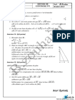 Devoir de Contrôle N°1 2013 2014 (Lycée Elamel Fouchana) (Baazouzi Zouhaier)