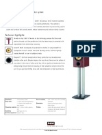 CDM 1Nt: Stand-mount/Bookshelf Loudspeaker System Product Summary