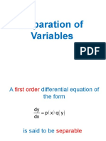 Variable Separable Lesson