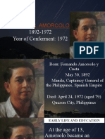 1892-1972 Year of Conferment: 1972: Fernando C. Amorcolo