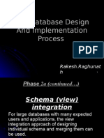 The Database Design And Implementation Process 