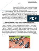 TEMA 1 - O Tratamento Diferenciado A Mulheres e Homens No Esporte