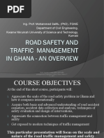 Road Safety and Traffic Management in Ghana