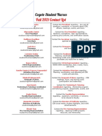 CSN Fall 2021 Contact List Week 8