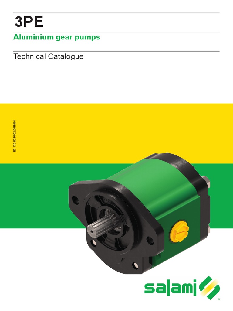 3PE Technical Catalogue Bomba, PDF, Pump