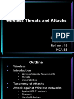 Wireless Threats and Attacks