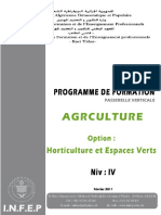 AGR 0709P Horticulture et Espaces Verts IV