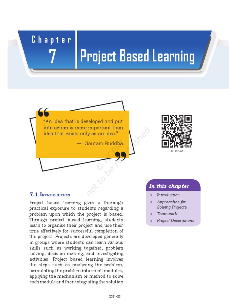 Project Based Learning | PDF | Modularity | Project Based Learning
