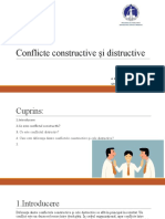 Conflictele Constructive Si Distructive