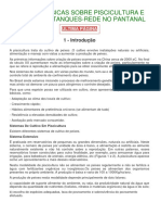 Noções Básicas Sobre Piscicultura e Cultivo em Tanques