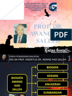 Biodata Prof DR Awang Had Salleh