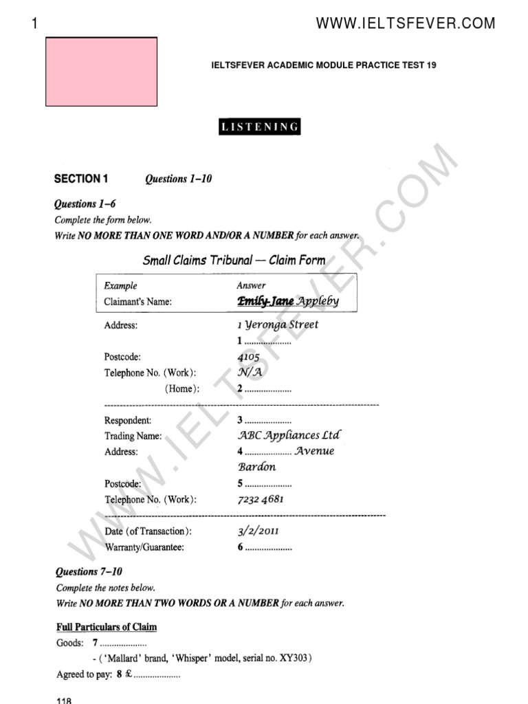 Ieltsfever Academic Module Practice Test 19 | PDF | Art