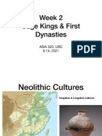 Week 2 Sage Kings & First Dynasties: Asia 320, Ubc 9.14, 2021